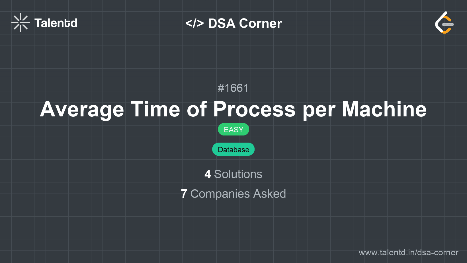 Problem visualization for Average Time of Process per Machine
