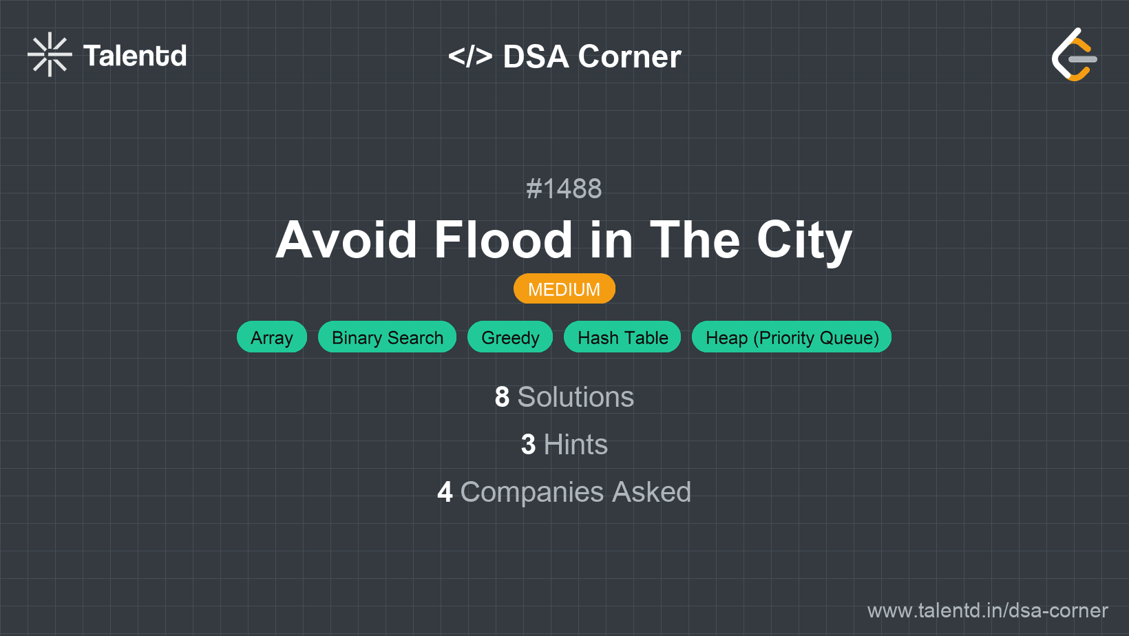 Problem visualization for Avoid Flood in The City