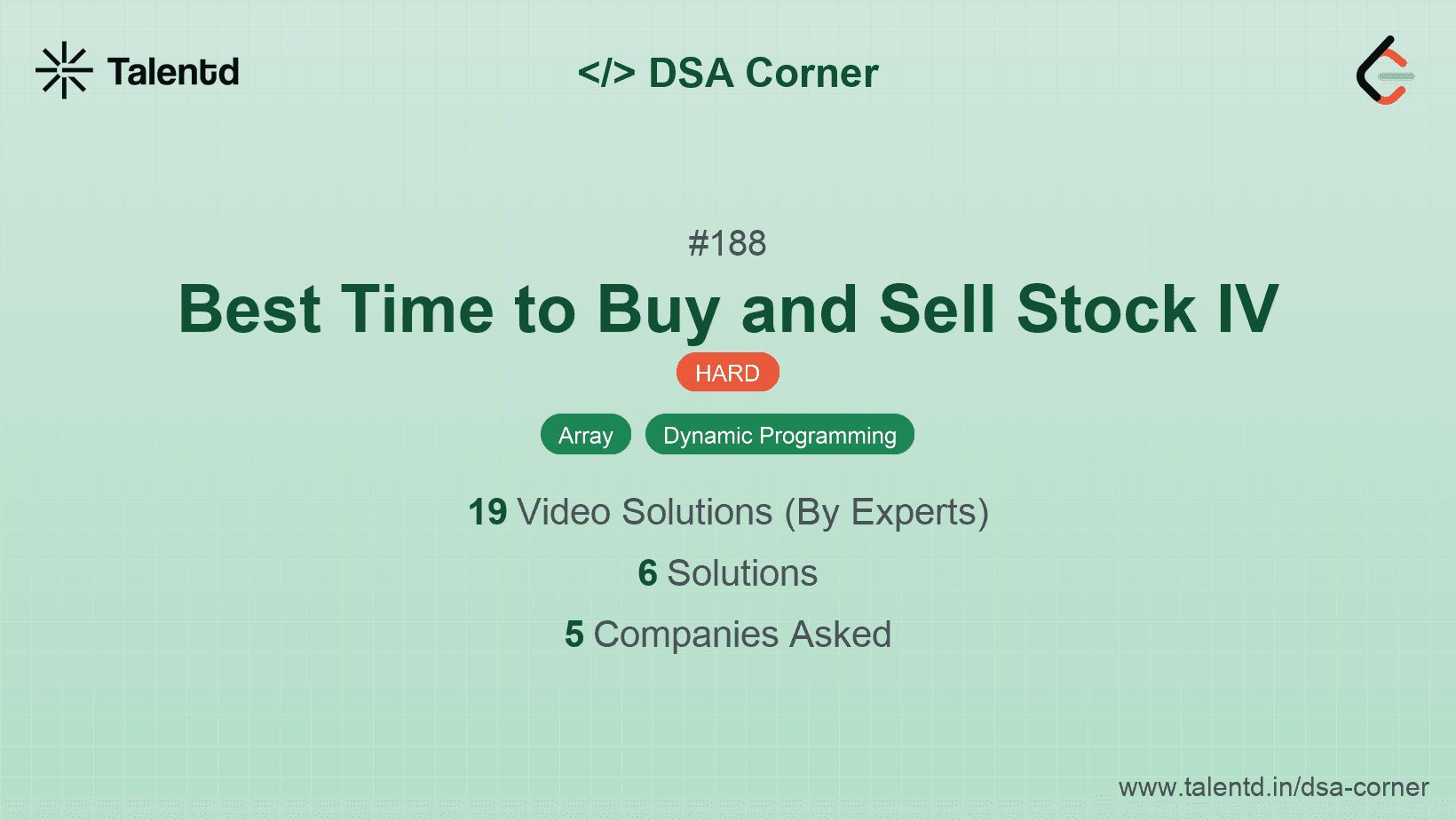 Problem visualization for Best Time to Buy and Sell Stock IV