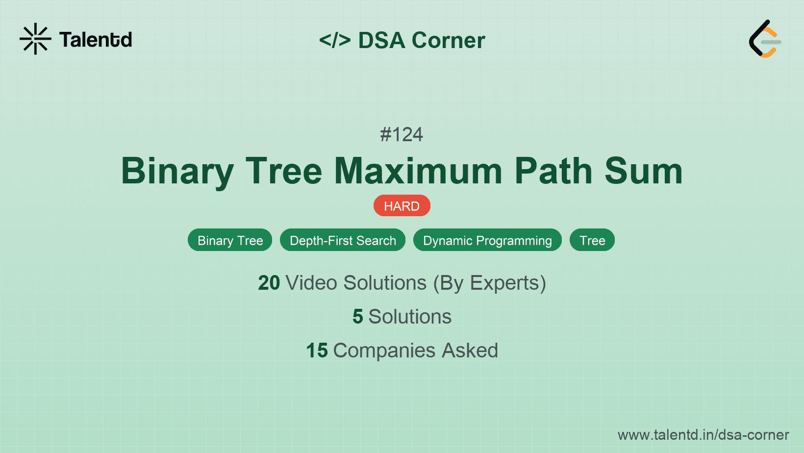 Problem visualization for Binary Tree Maximum Path Sum