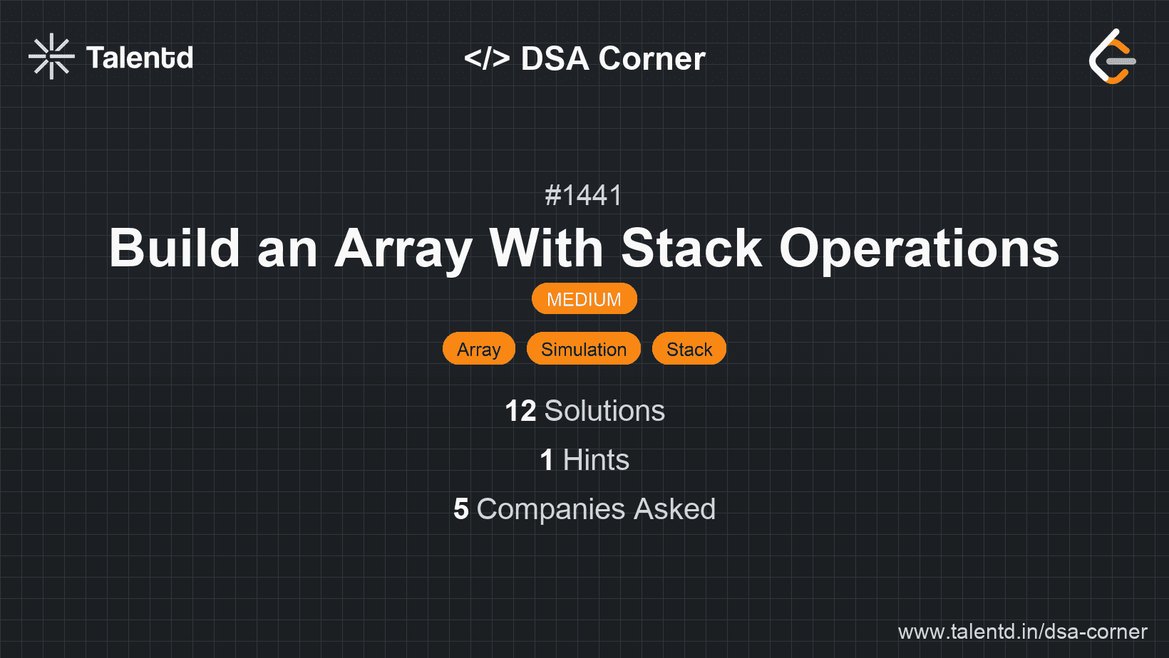 Problem visualization for Build an Array With Stack Operations