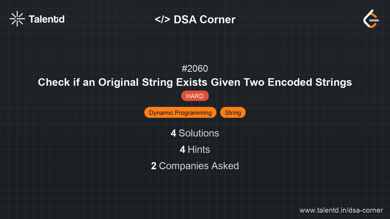 Problem visualization for Check if an Original String Exists Given Two Encoded Strings