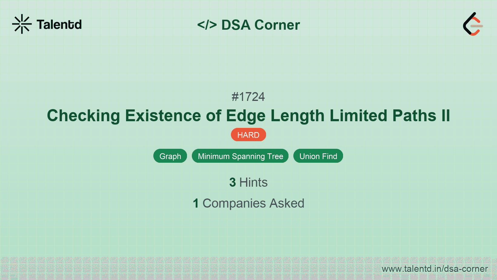 Problem visualization for Checking Existence of Edge Length Limited Paths II