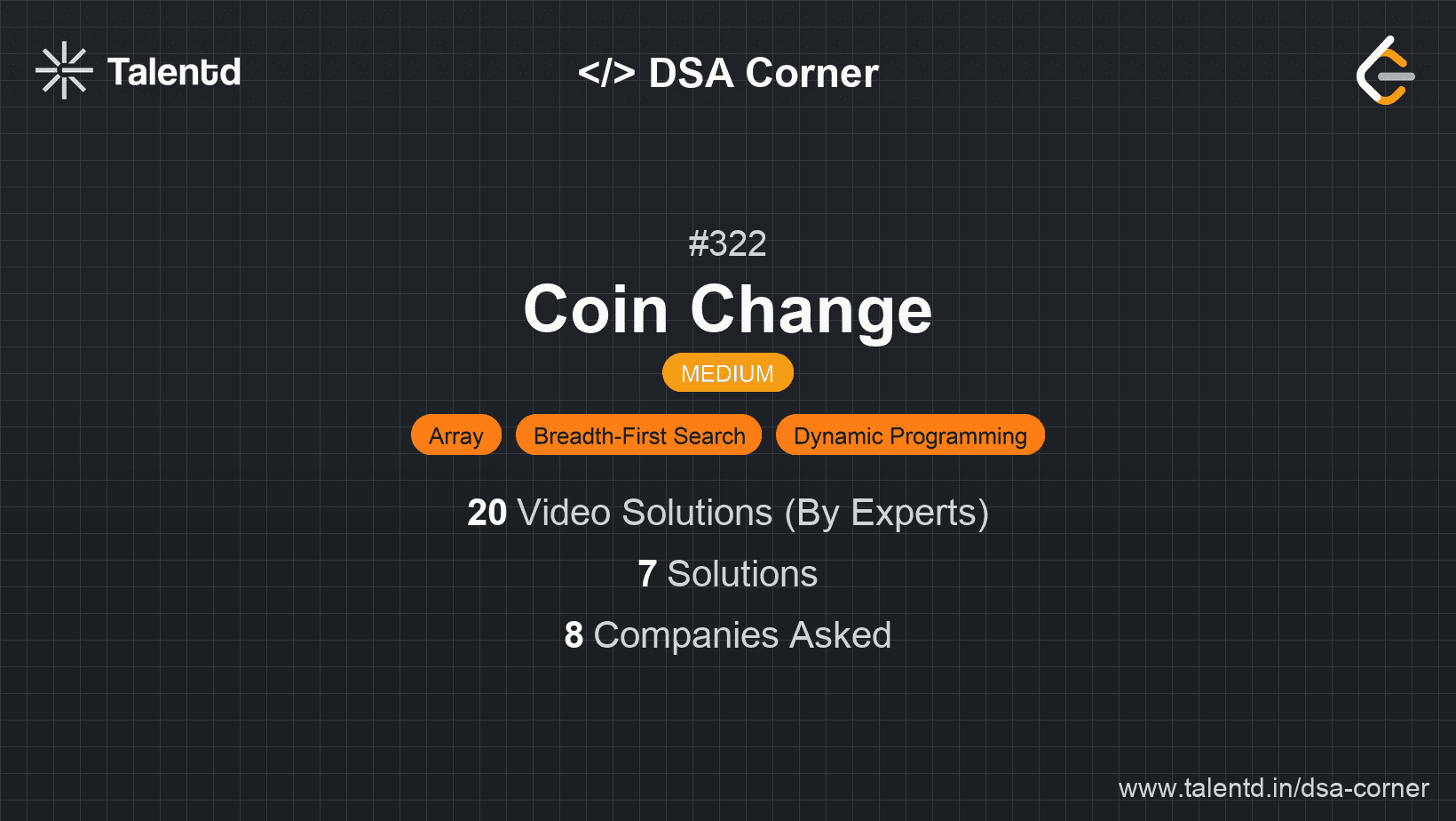 Problem visualization for Coin Change