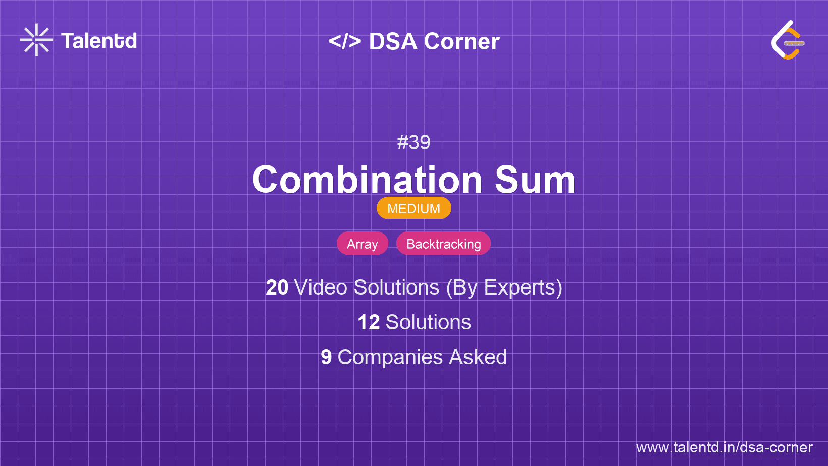 Problem visualization for Combination Sum