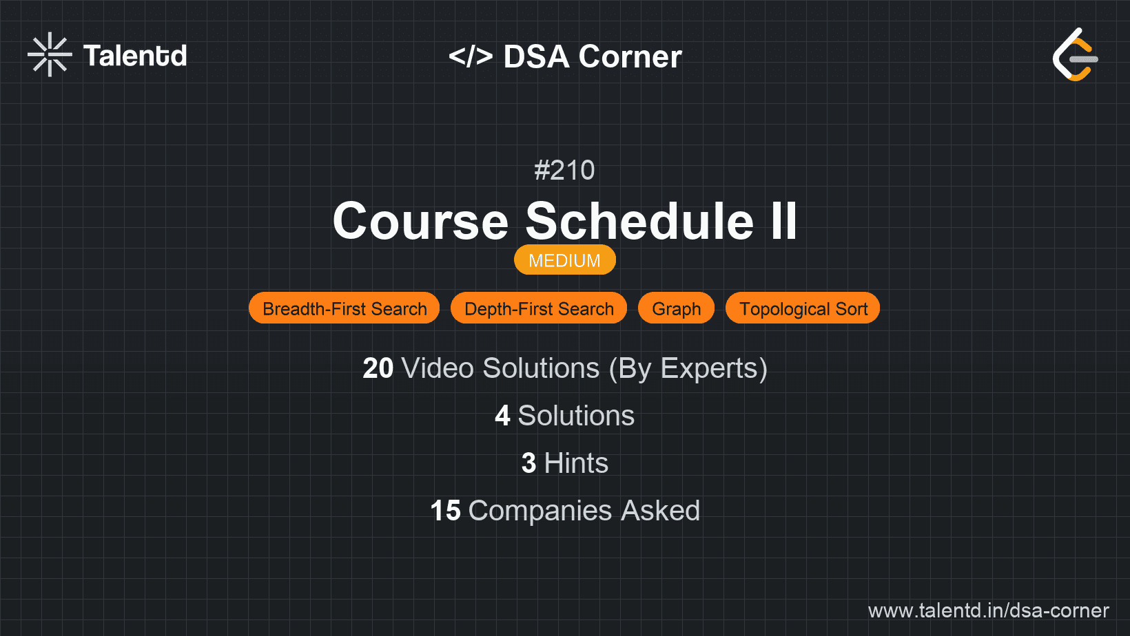 Problem visualization for Course Schedule II