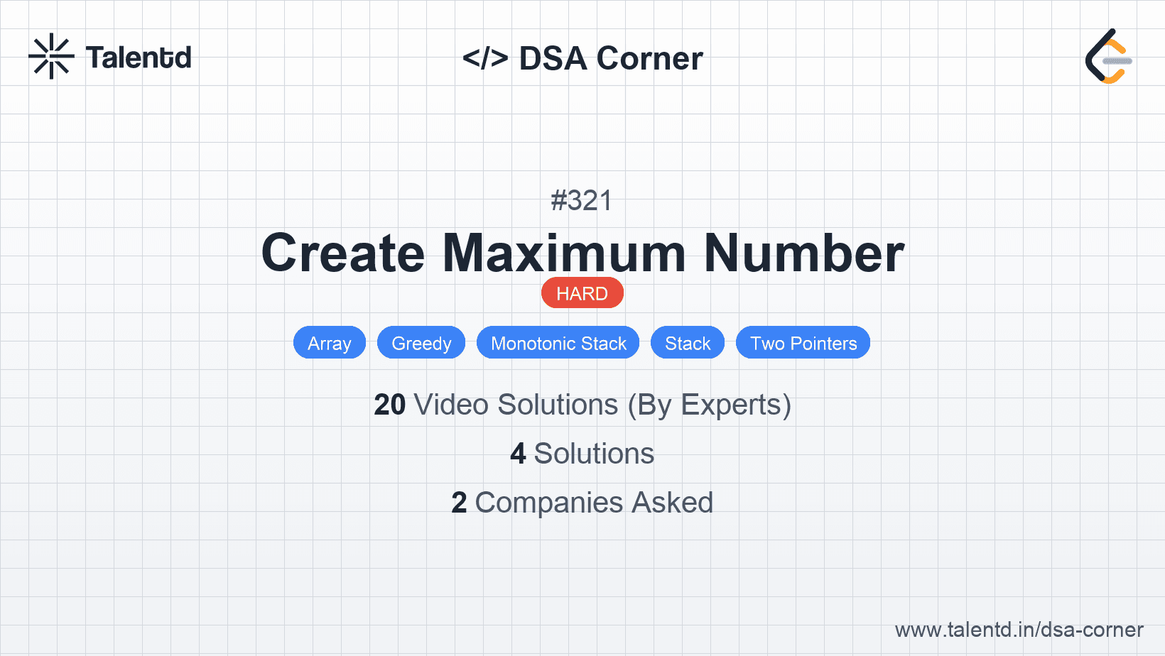 Problem visualization for Create Maximum Number