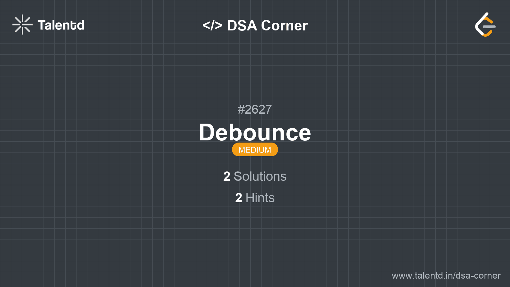 Problem visualization for Debounce