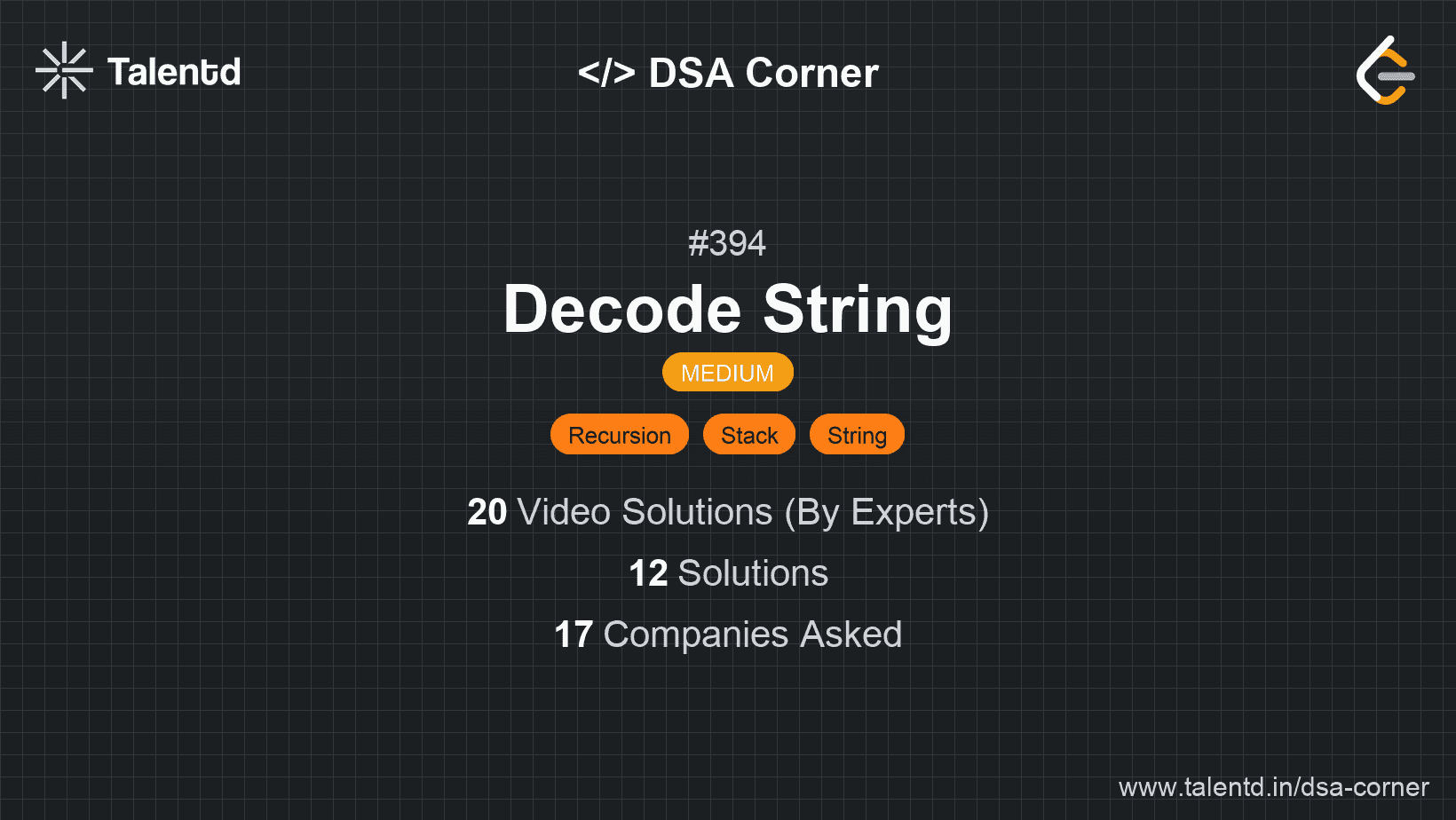 Problem visualization for Decode String