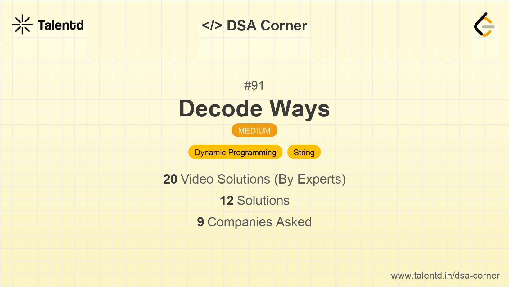 Problem visualization for Decode Ways