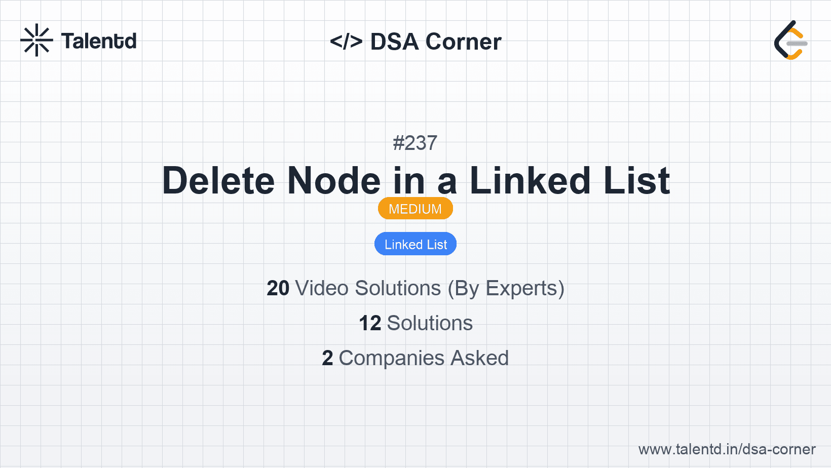 Problem visualization for Delete Node in a Linked List
