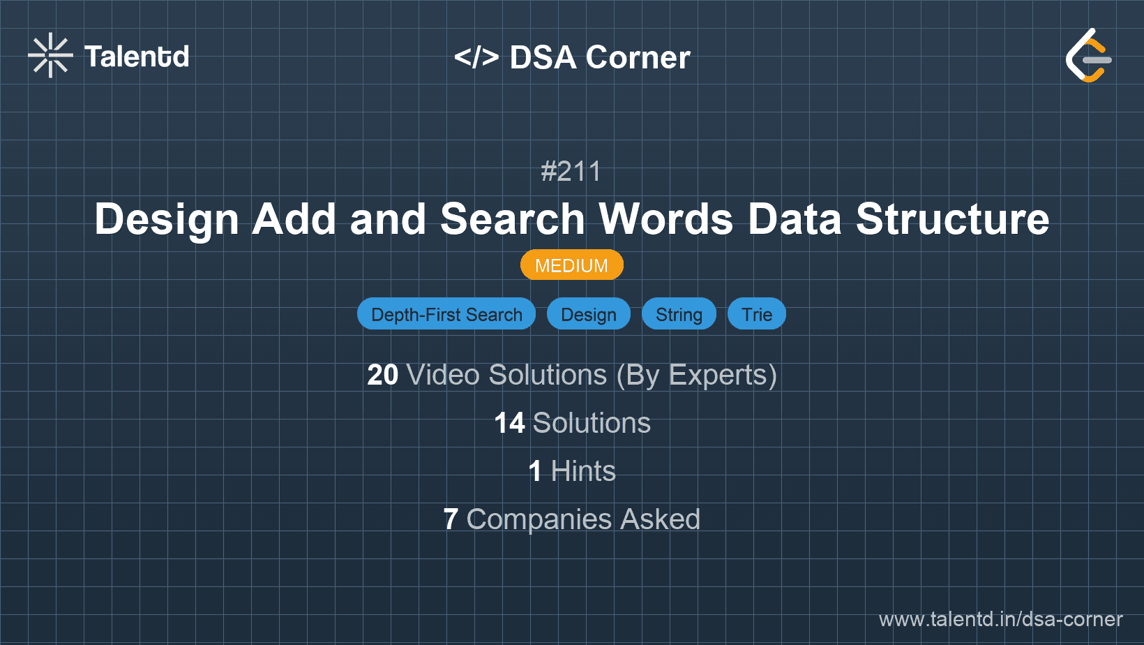 Problem visualization for Design Add and Search Words Data Structure