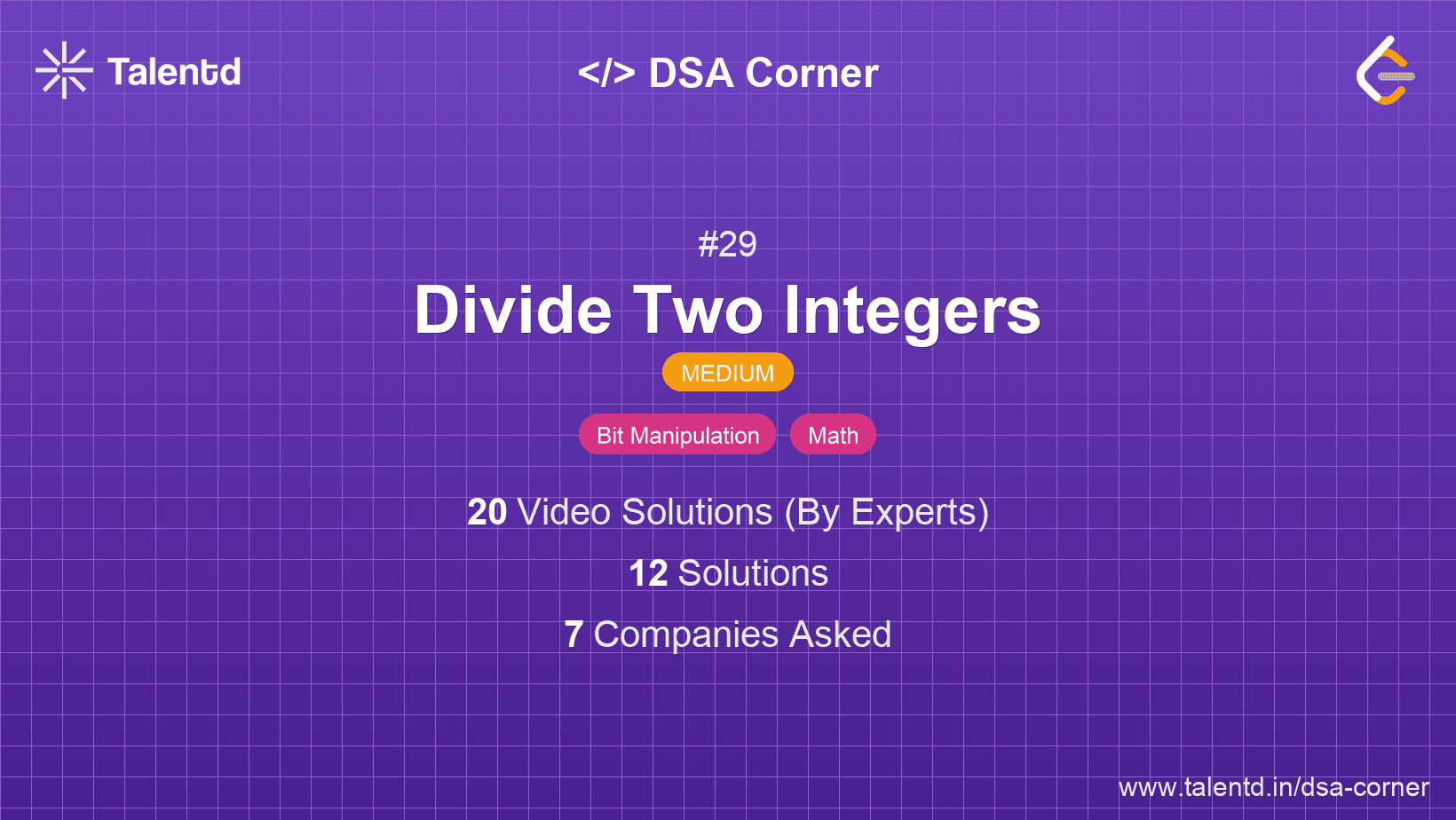 Problem visualization for Divide Two Integers