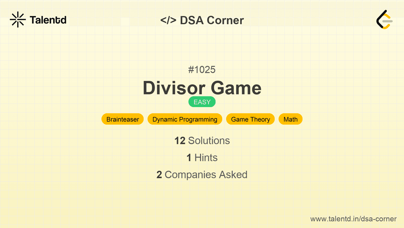 Problem visualization for Divisor Game