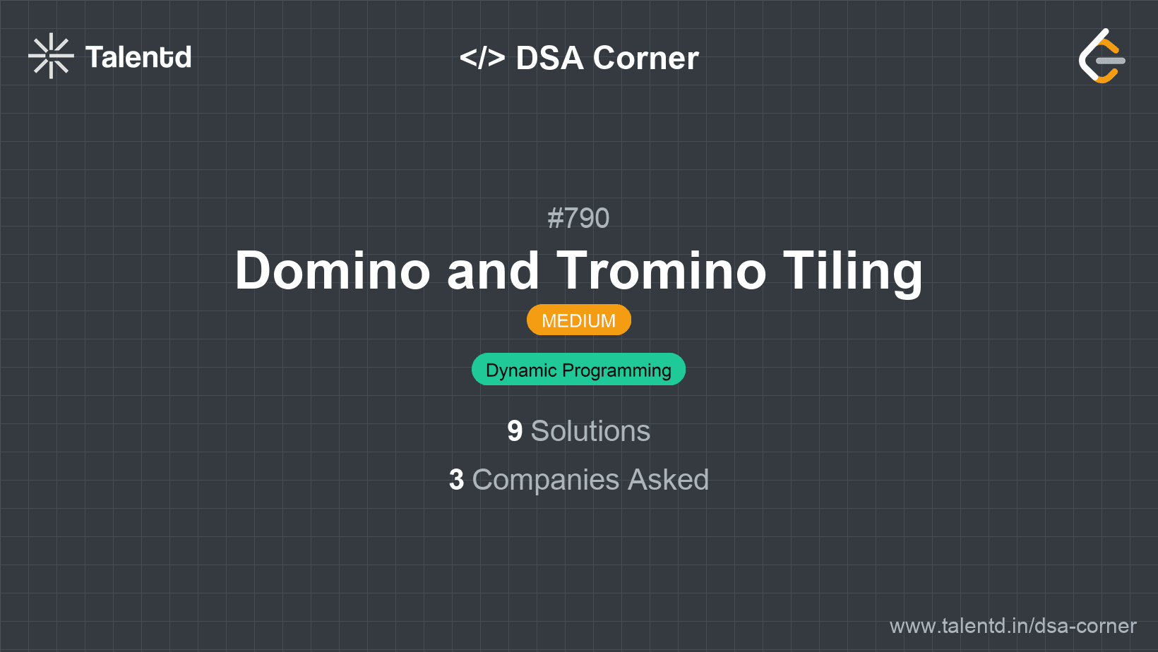 Problem visualization for Domino and Tromino Tiling