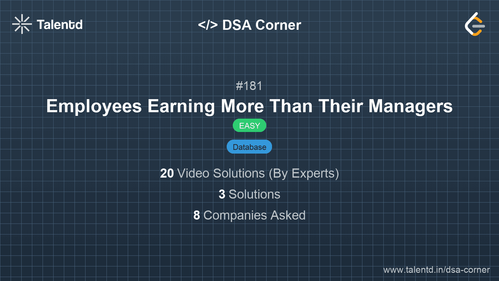 Problem visualization for Employees Earning More Than Their Managers