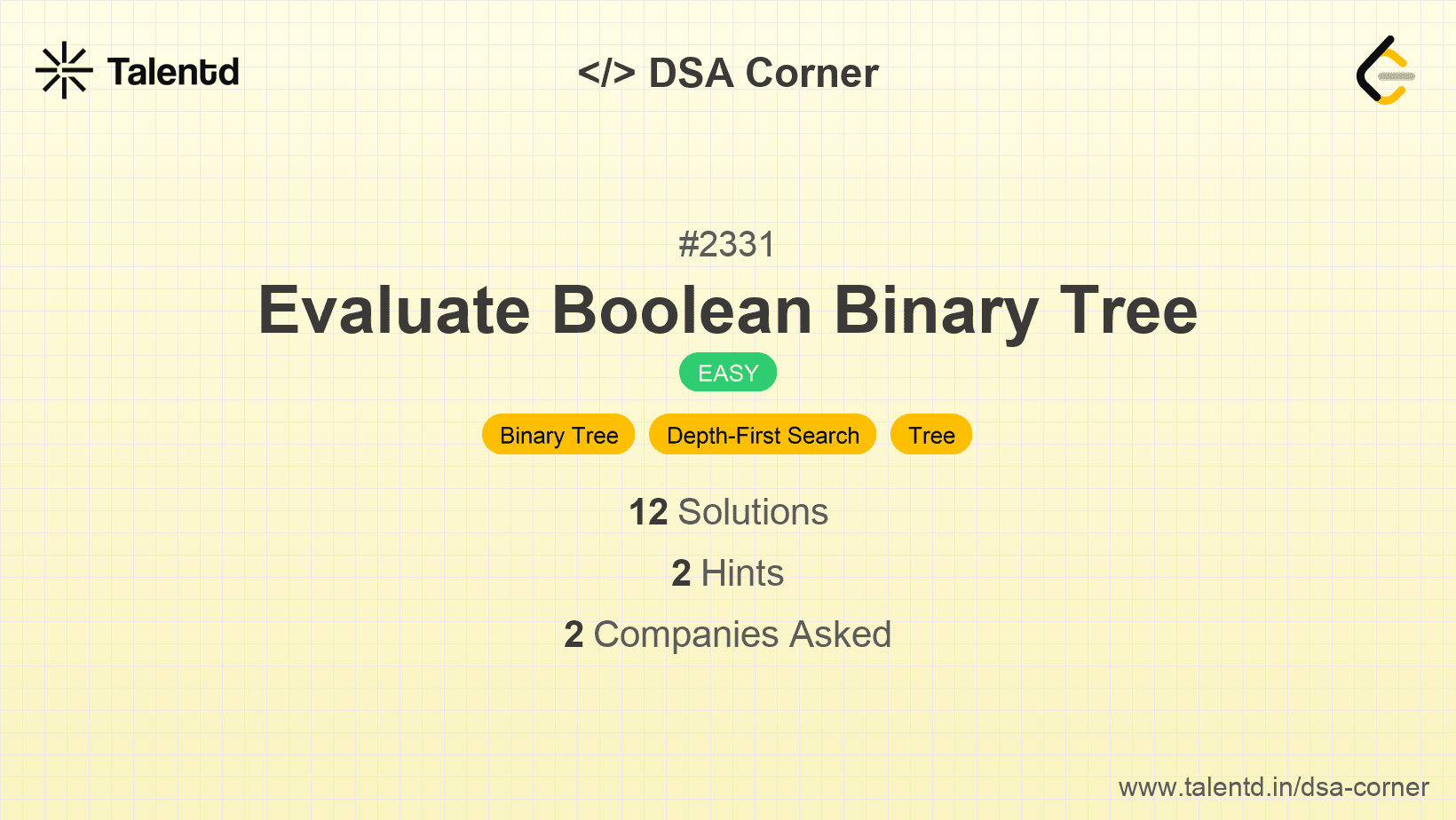 Problem visualization for Evaluate Boolean Binary Tree