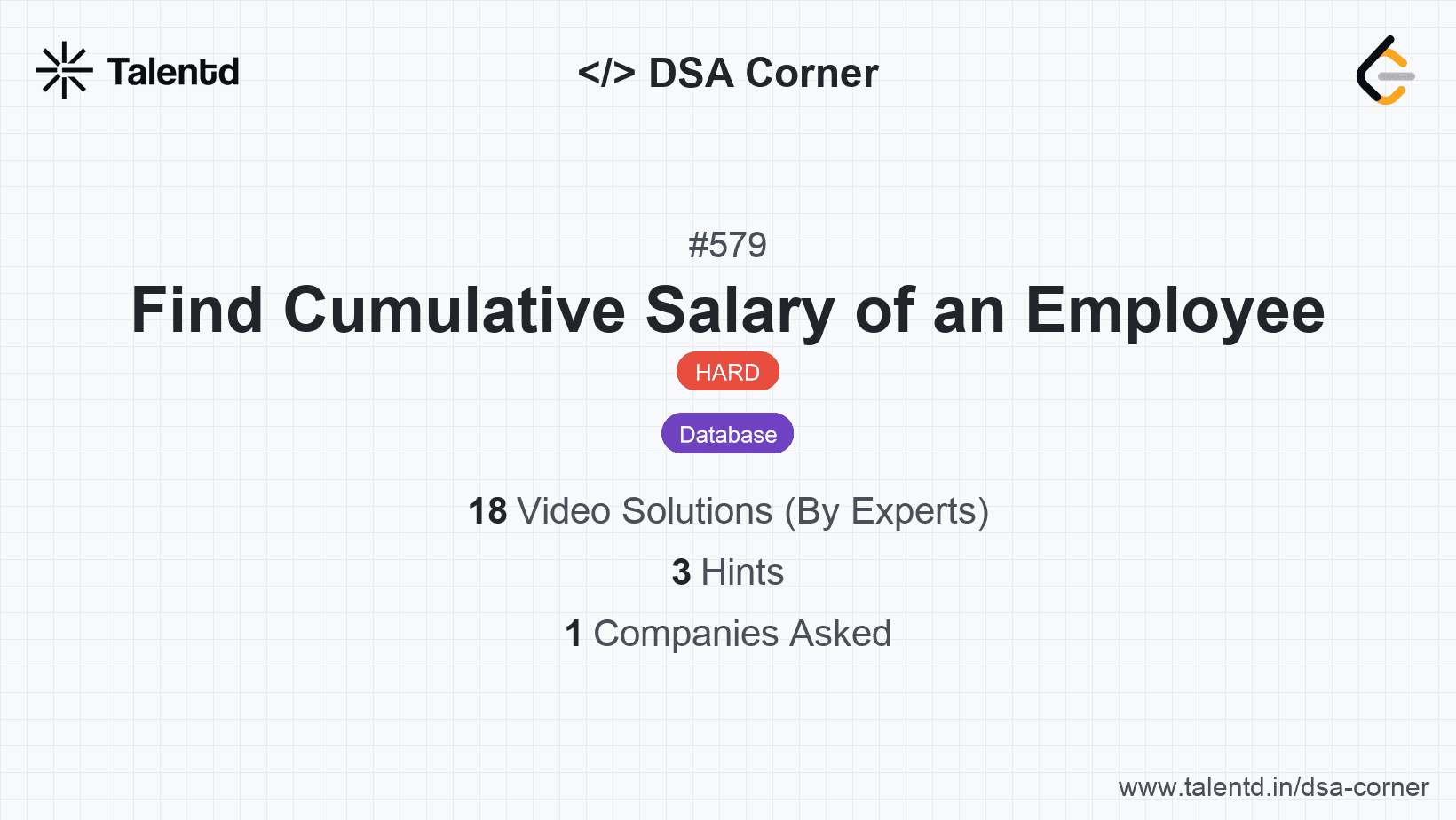 Problem visualization for Find Cumulative Salary of an Employee