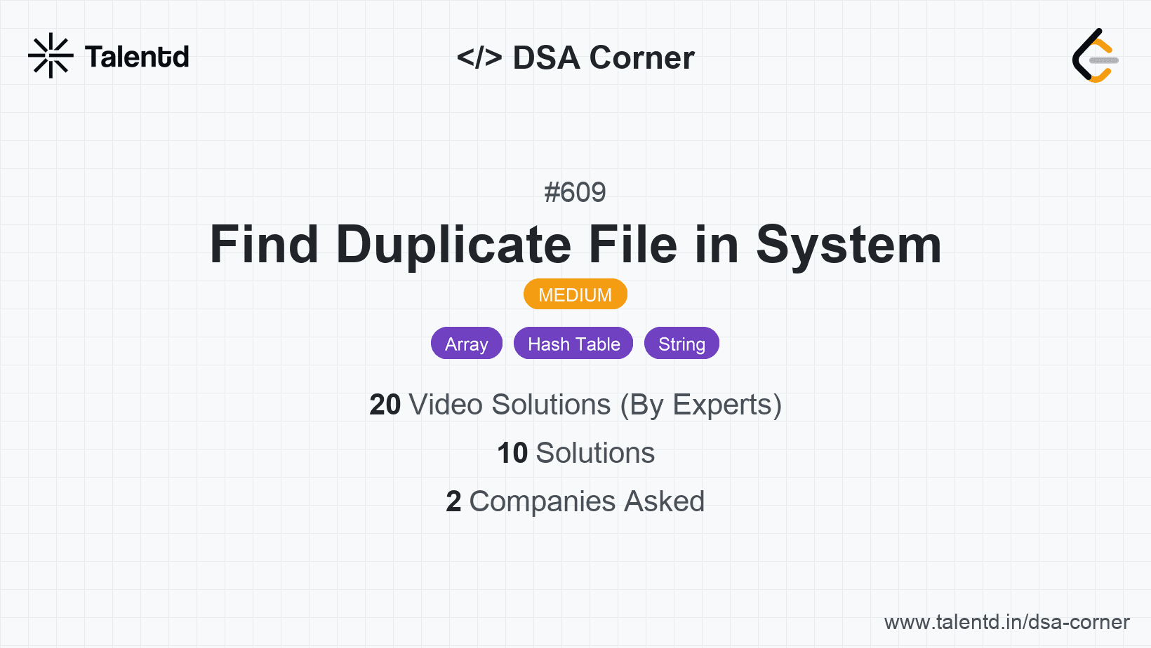 Problem visualization for Find Duplicate File in System