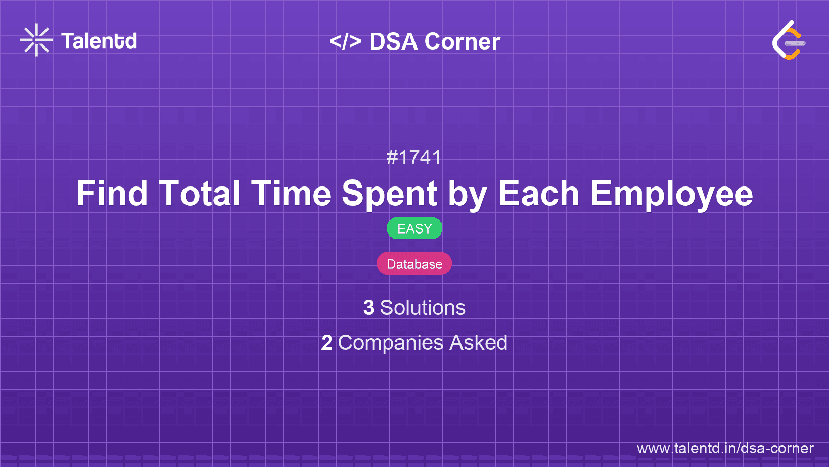 Problem visualization for Find Total Time Spent by Each Employee