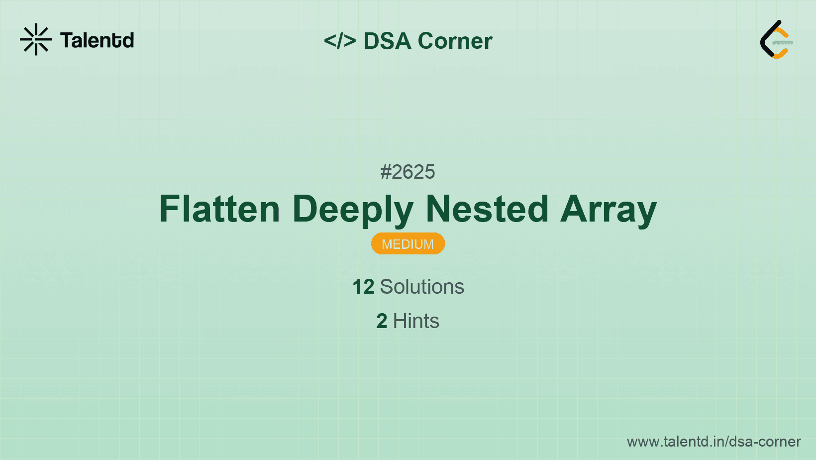 Problem visualization for Flatten Deeply Nested Array