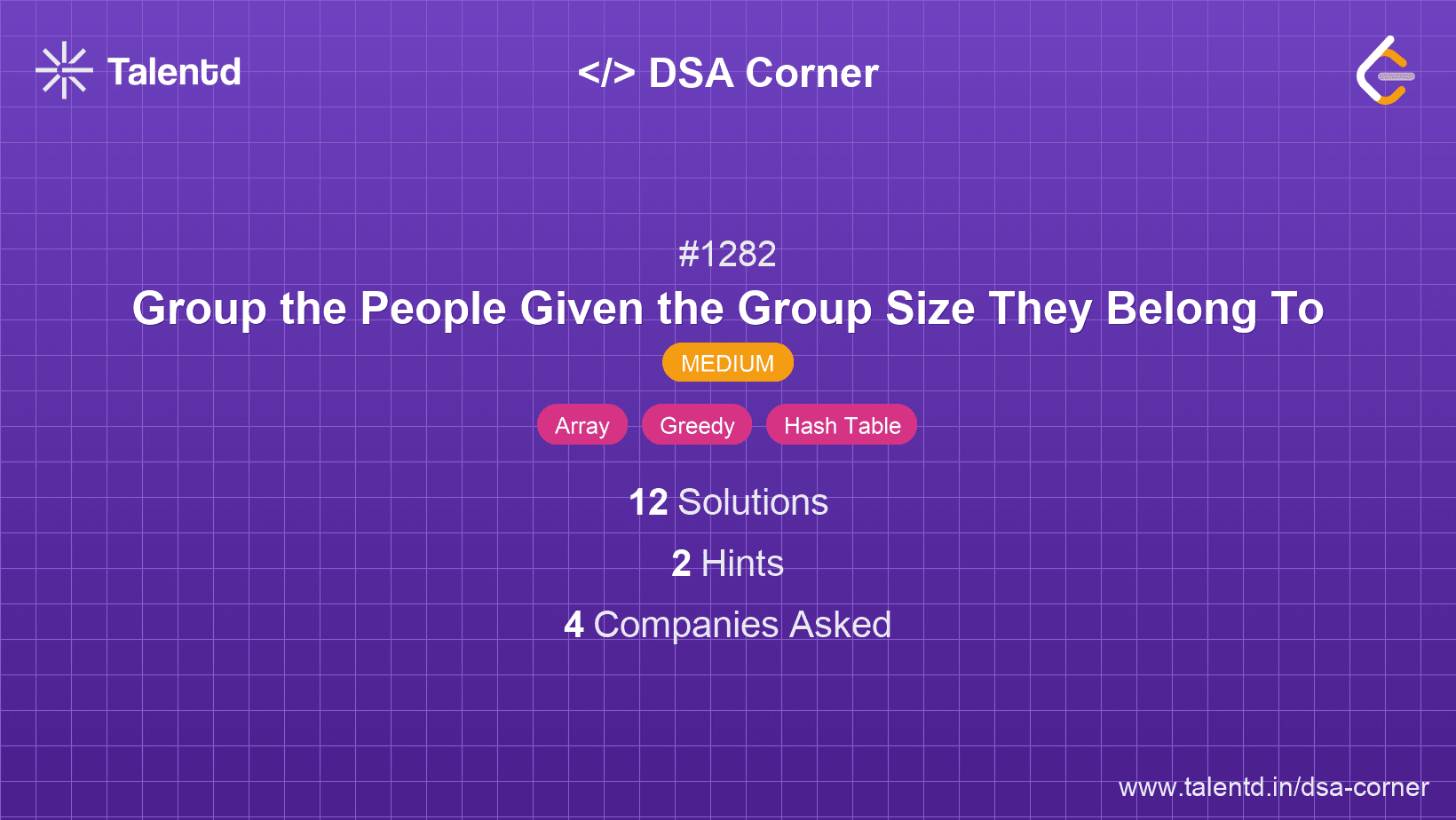 Problem visualization for Group the People Given the Group Size They Belong To