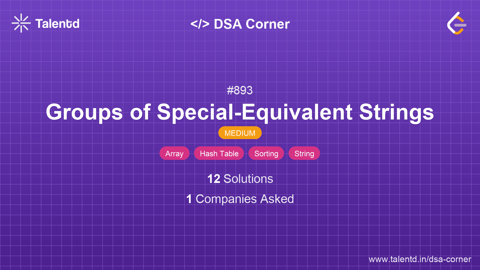 Problem visualization for Groups of Special-Equivalent Strings