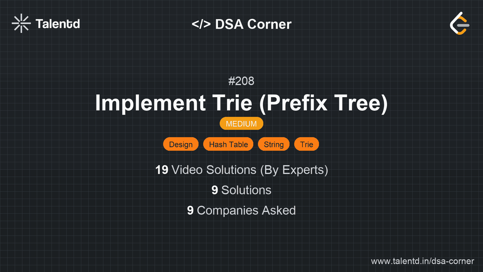 Problem visualization for Implement Trie (Prefix Tree)