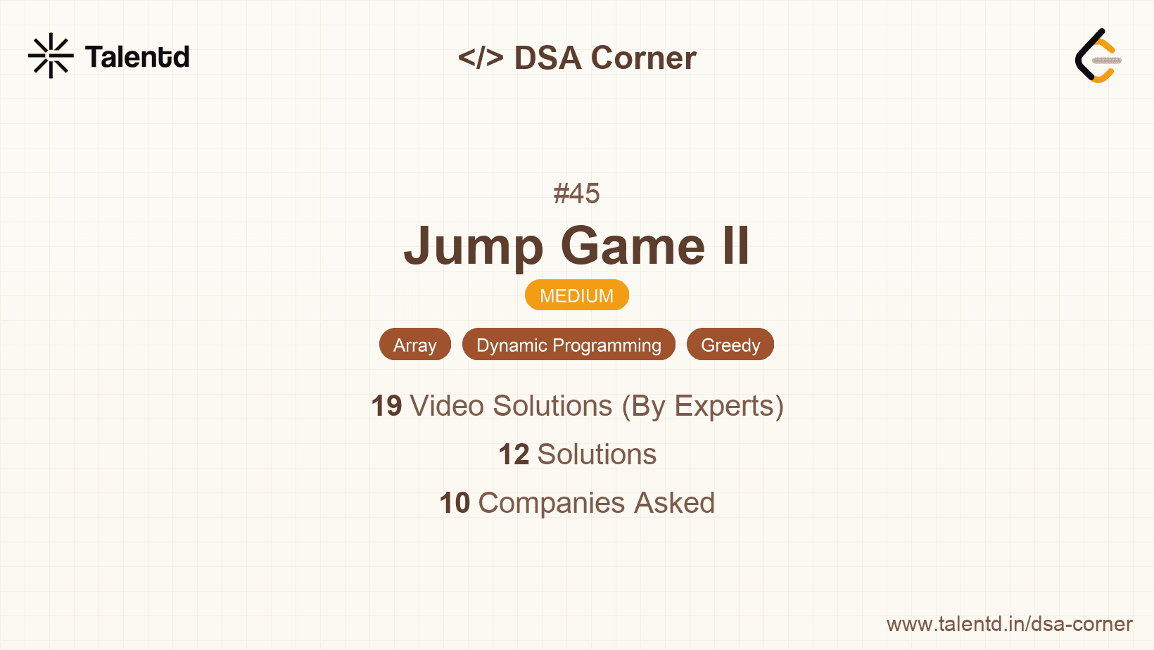 Problem visualization for Jump Game II