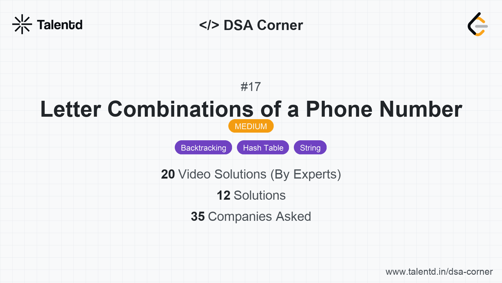 Problem visualization for Letter Combinations of a Phone Number