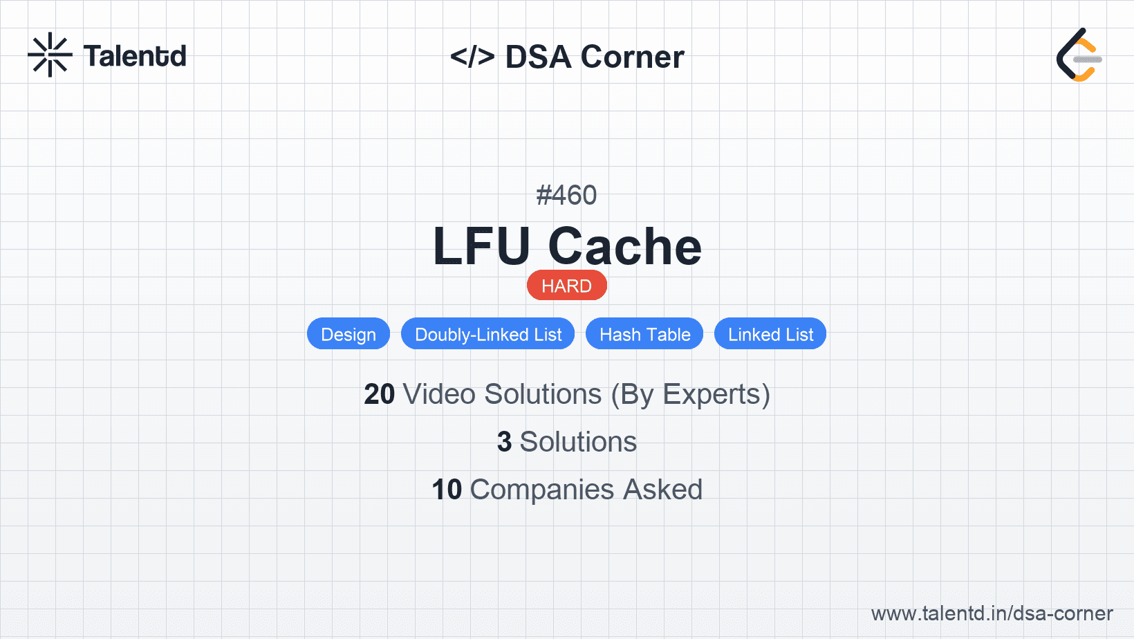 Problem visualization for LFU Cache