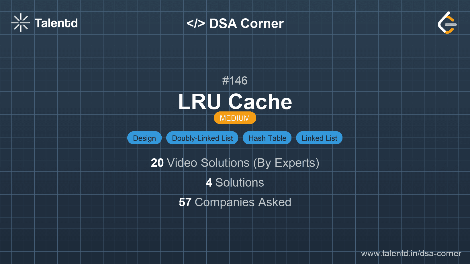 Problem visualization for LRU Cache