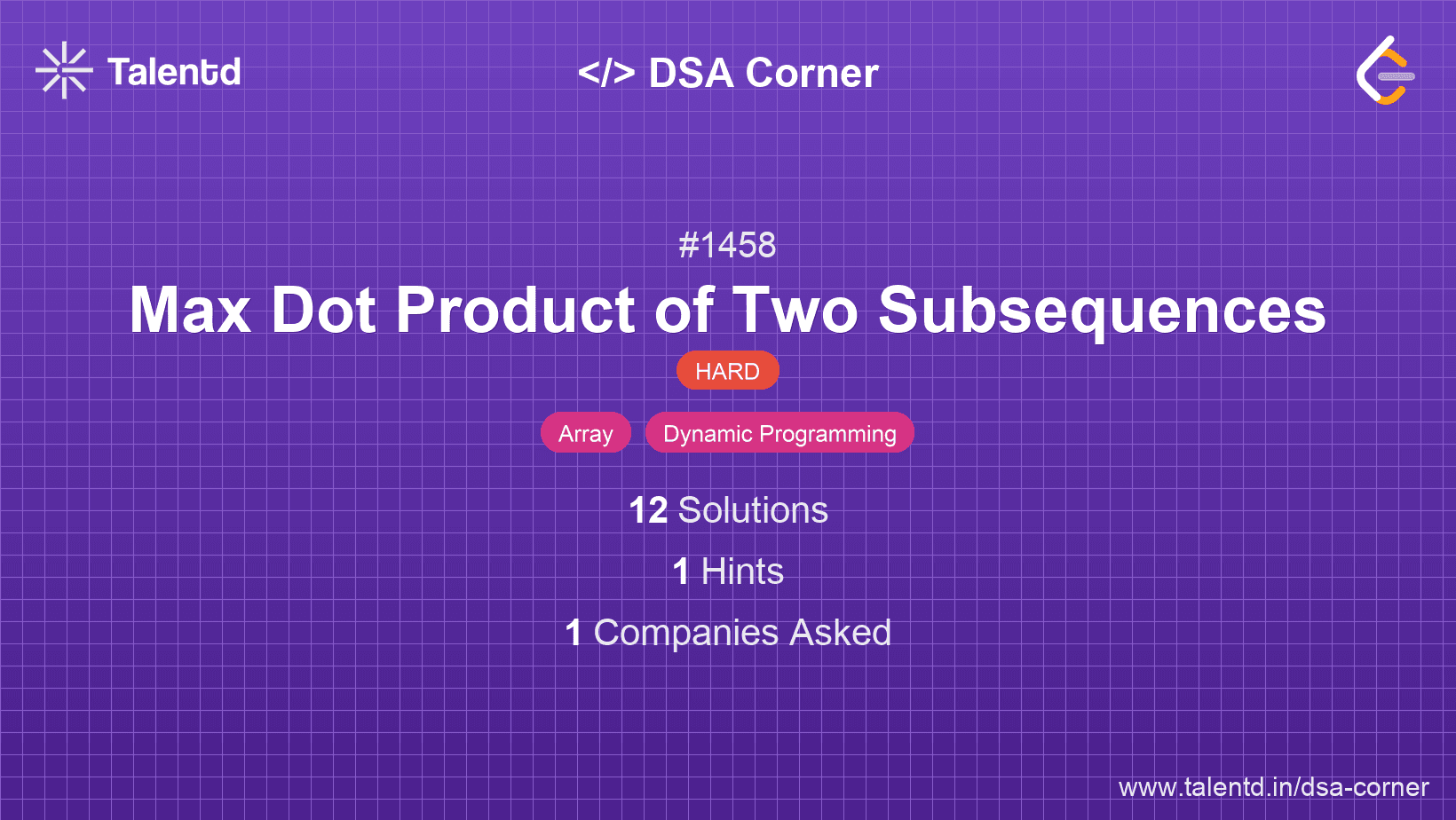 Problem visualization for Max Dot Product of Two Subsequences