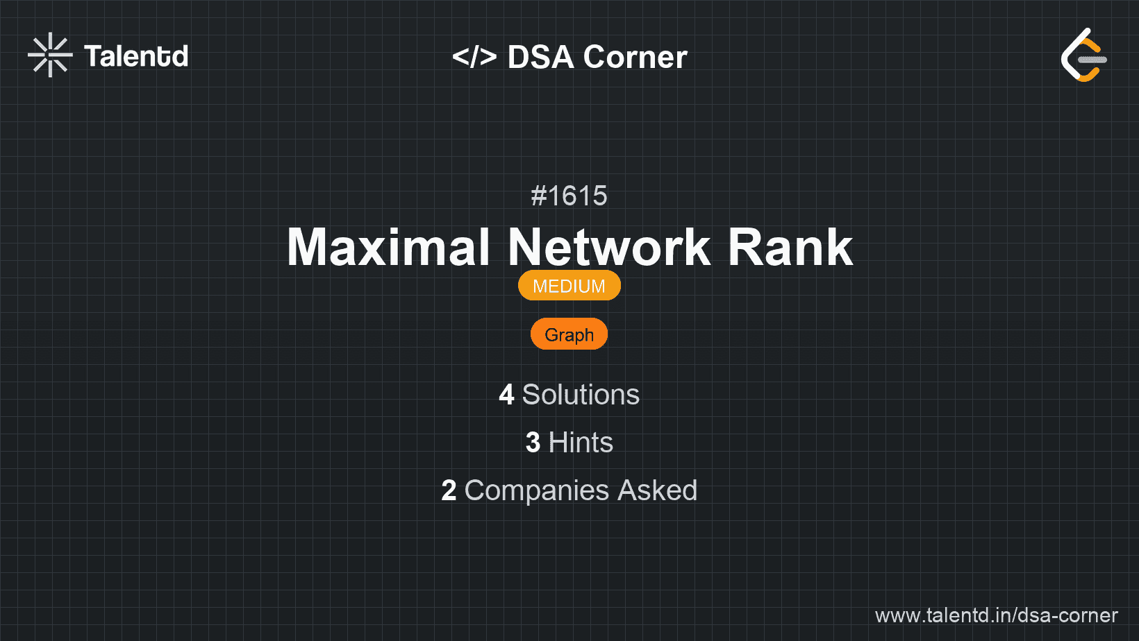 Problem visualization for Maximal Network Rank
