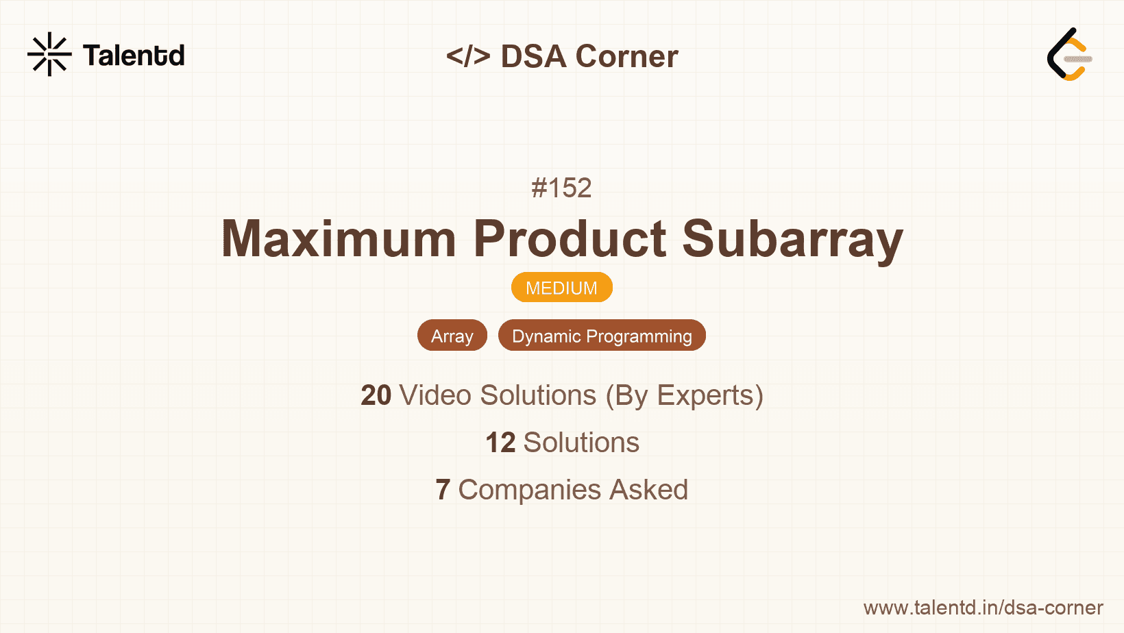 Problem visualization for Maximum Product Subarray