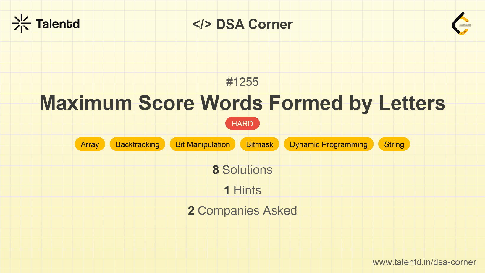 Problem visualization for Maximum Score Words Formed by Letters