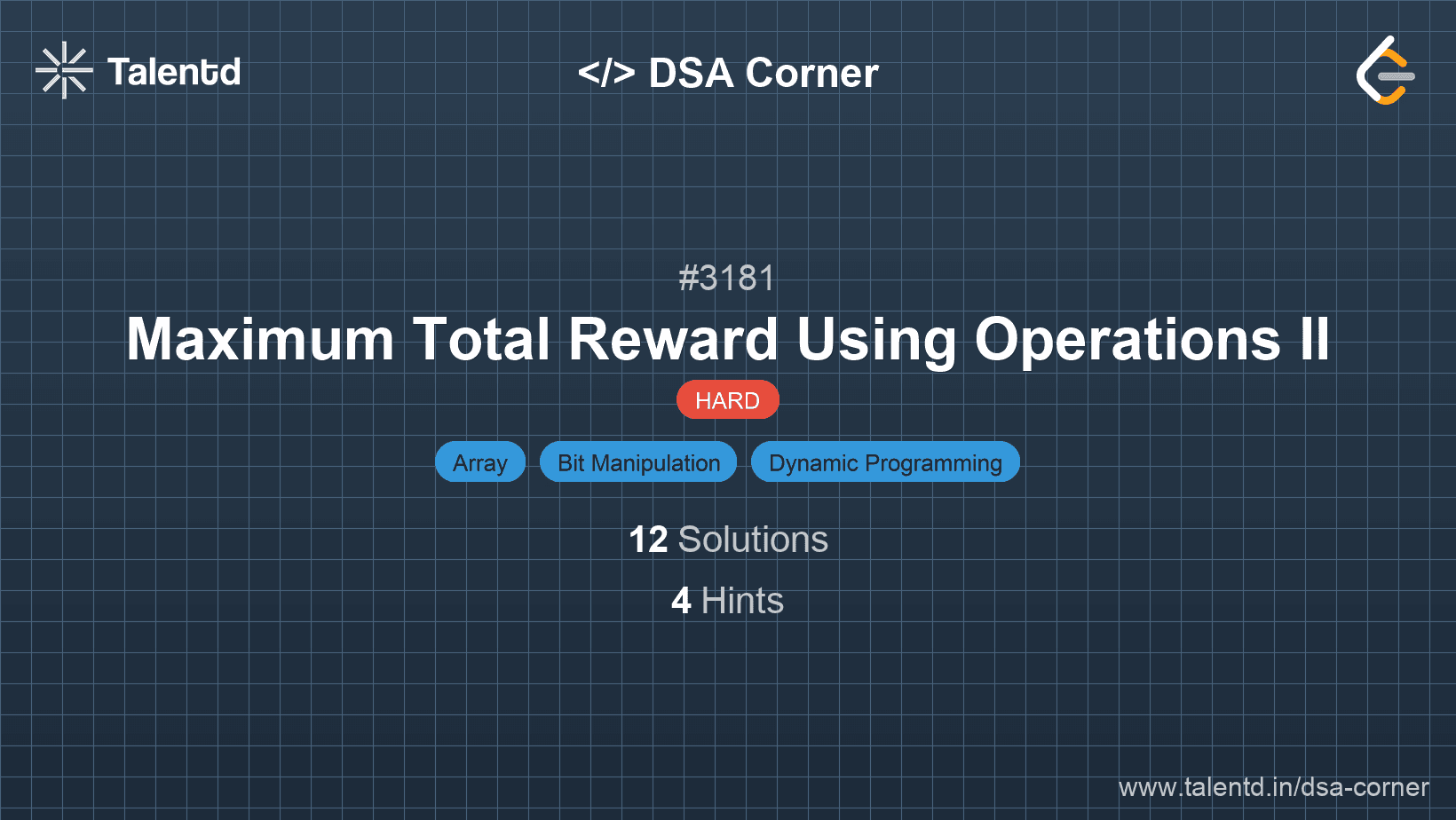 Problem visualization for Maximum Total Reward Using Operations II