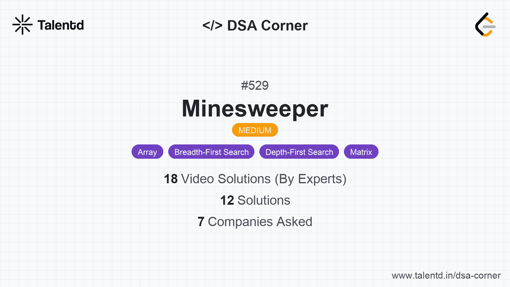 Problem visualization for Minesweeper