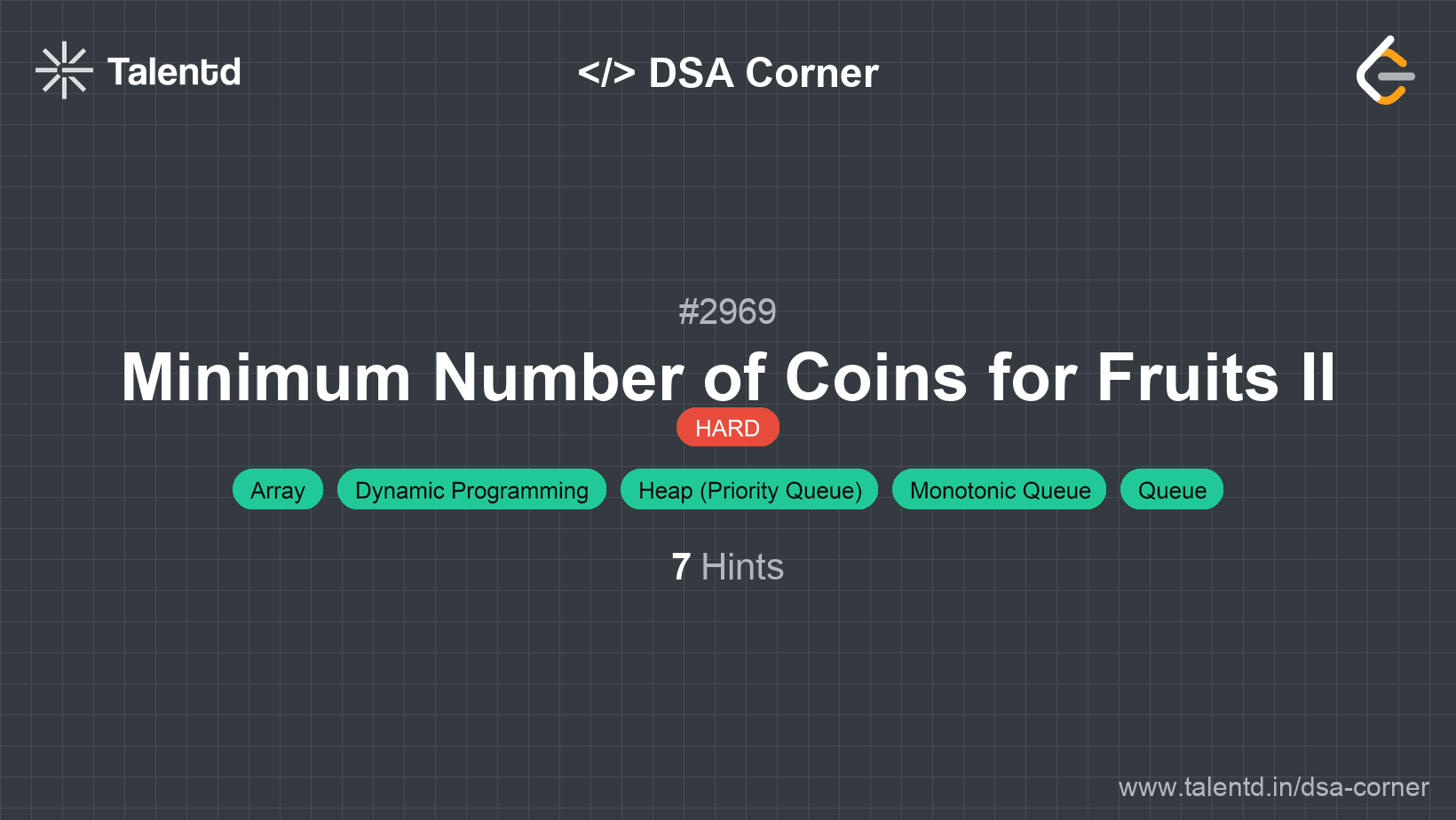 Problem visualization for Minimum Number of Coins for Fruits II