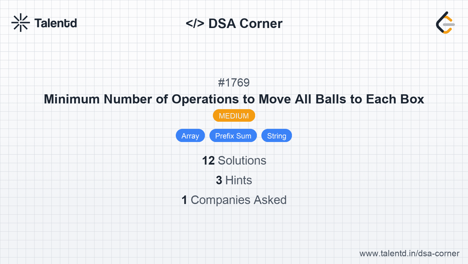 Problem visualization for Minimum Number of Operations to Move All Balls to Each Box