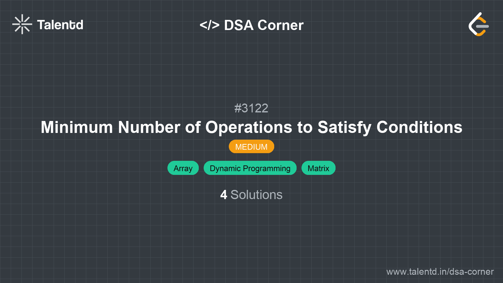 Problem visualization for Minimum Number of Operations to Satisfy Conditions
