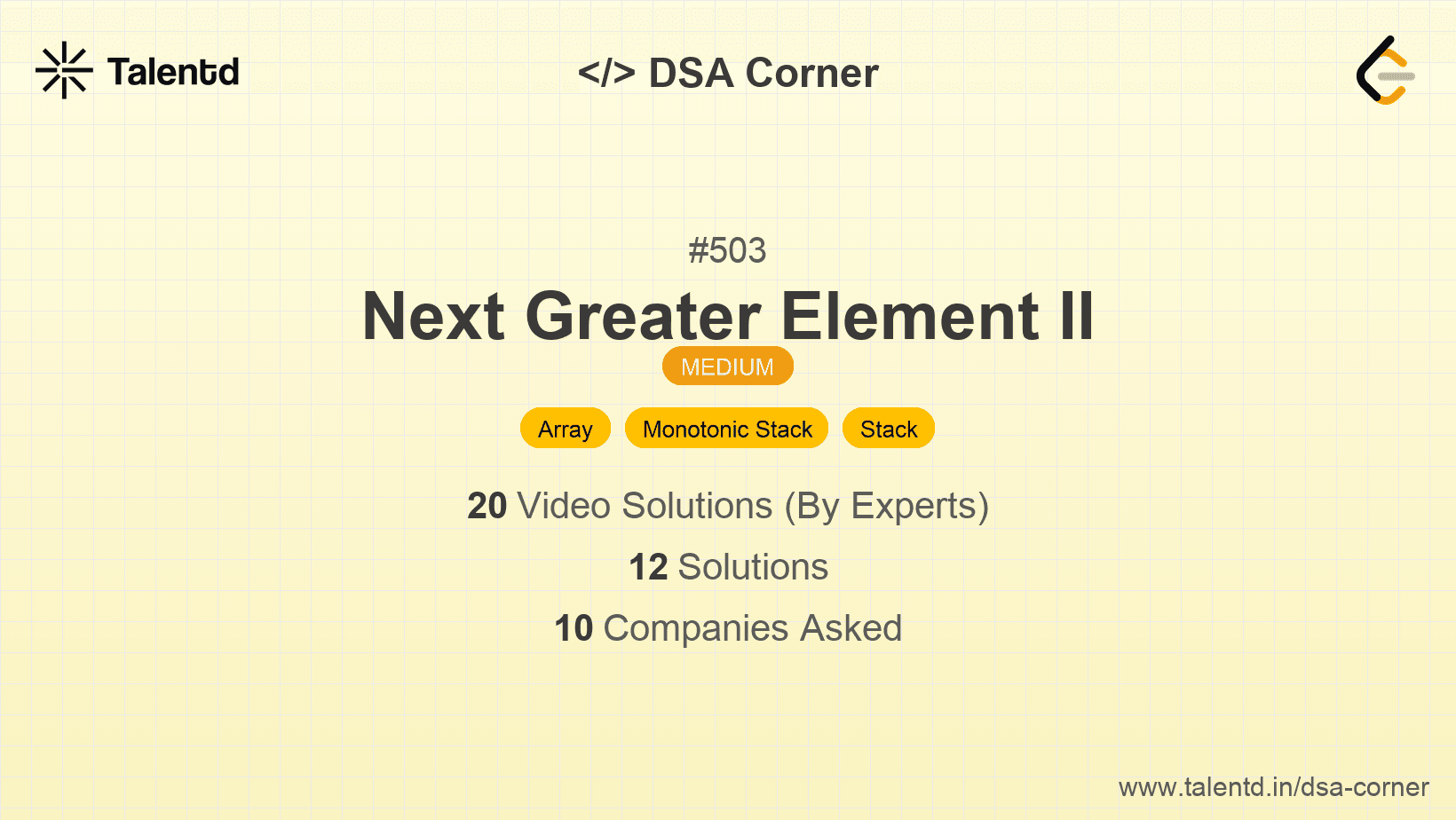 Problem visualization for Next Greater Element II