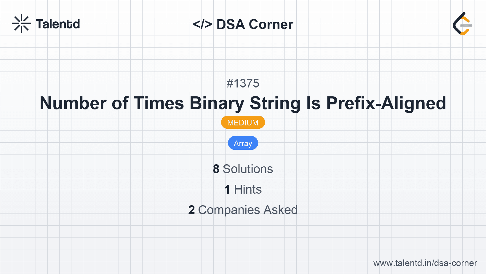Problem visualization for Number of Times Binary String Is Prefix-Aligned