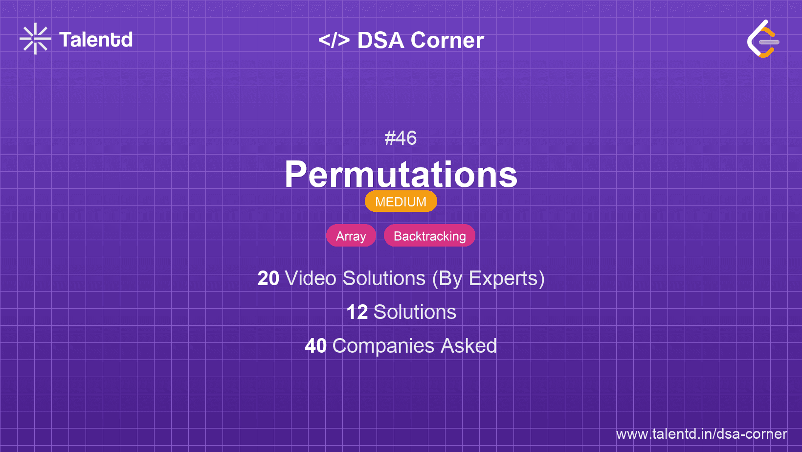 Problem visualization for Permutations