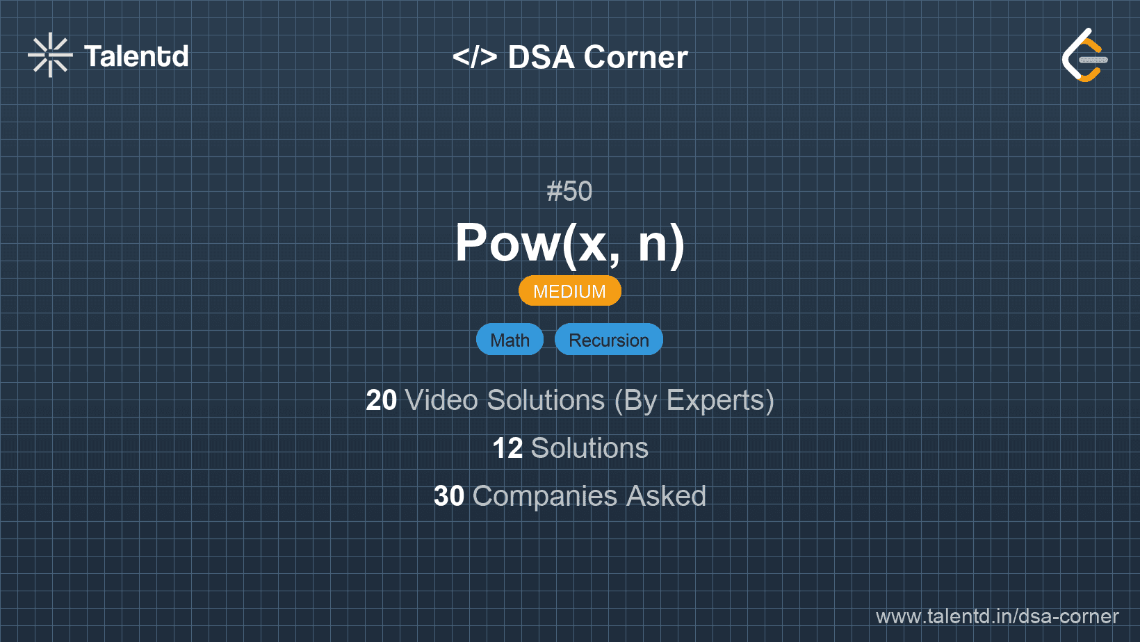 Problem visualization for Pow(x, n)