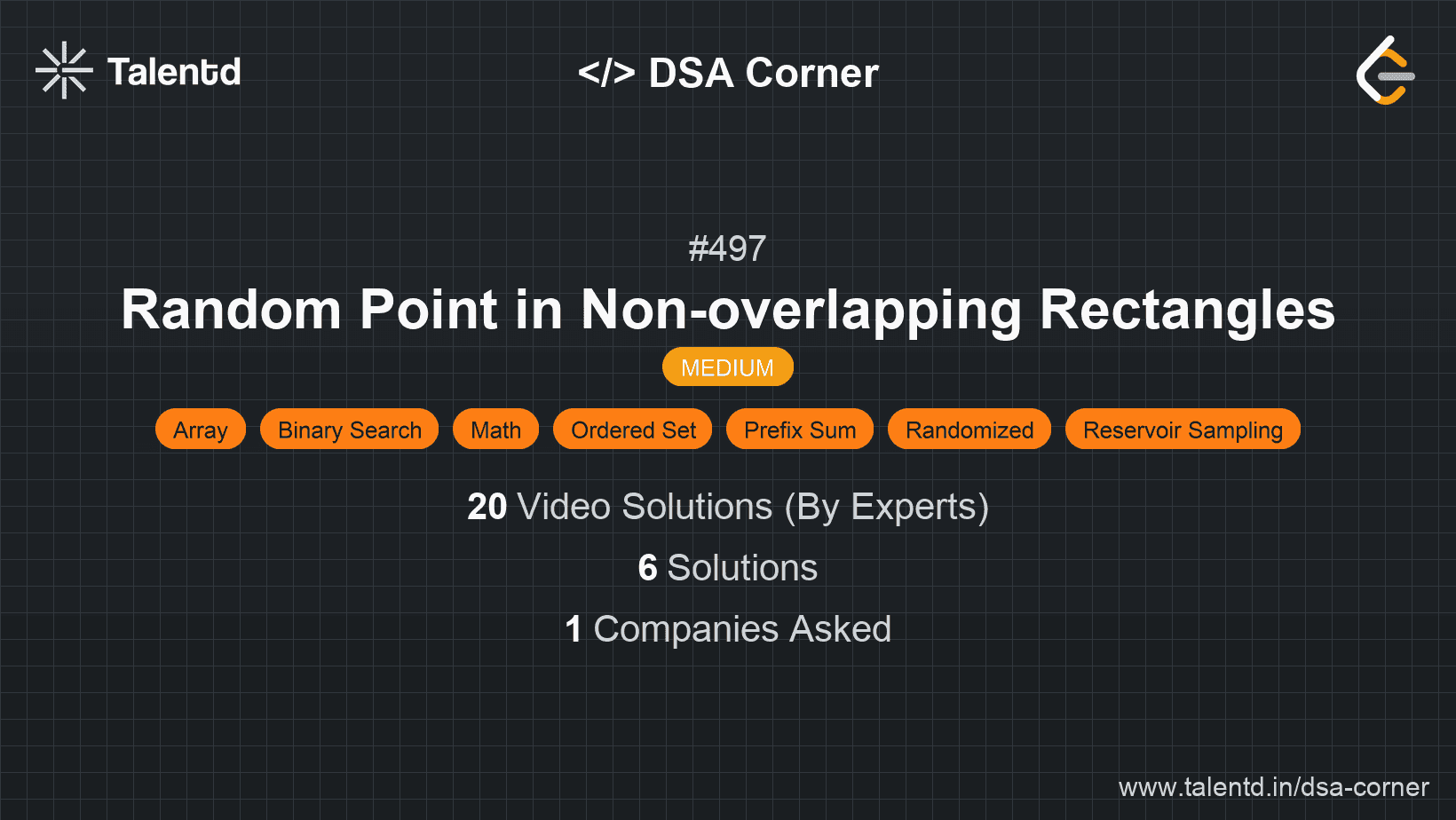 Problem visualization for Random Point in Non-overlapping Rectangles