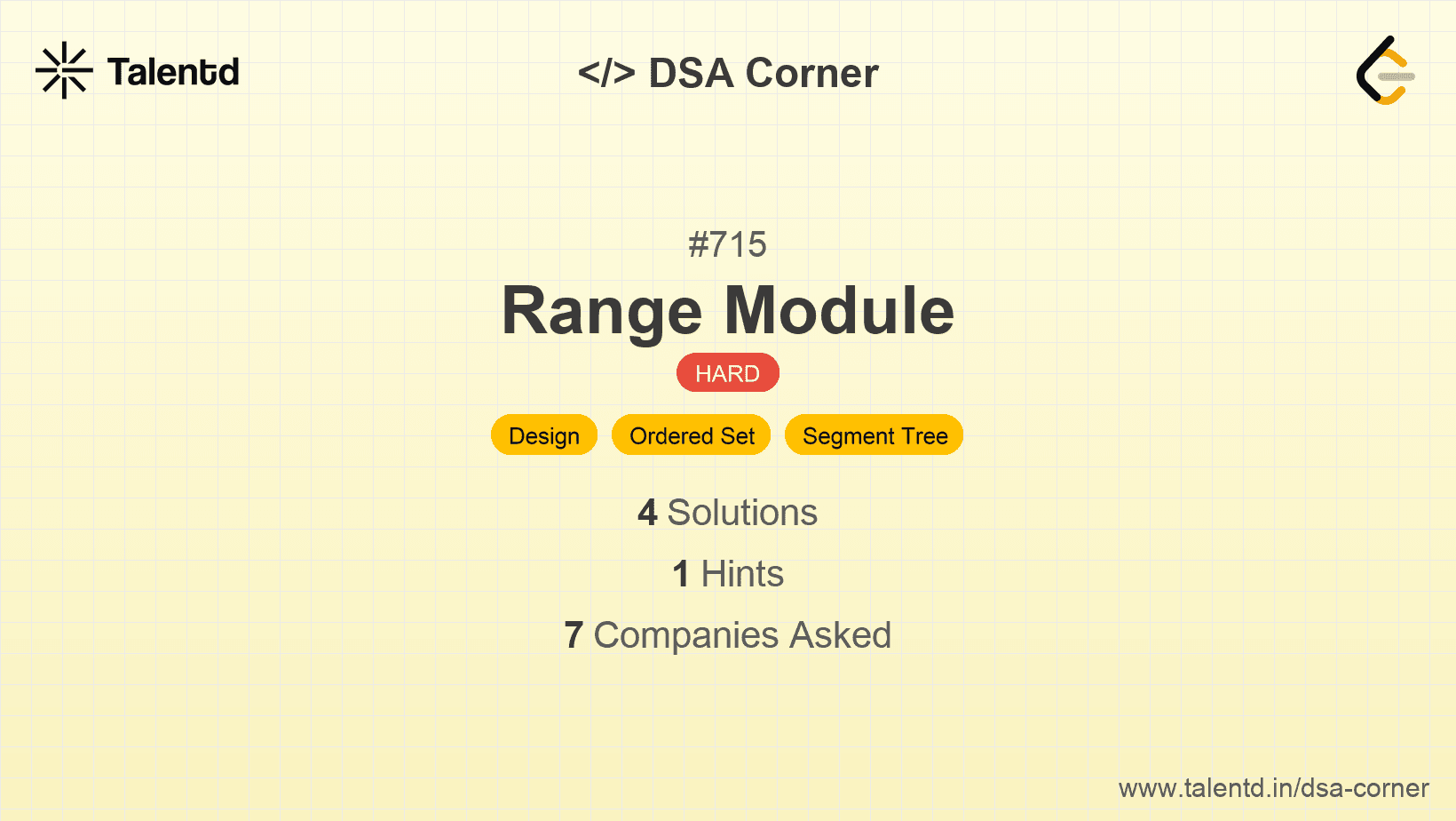 Problem visualization for Range Module