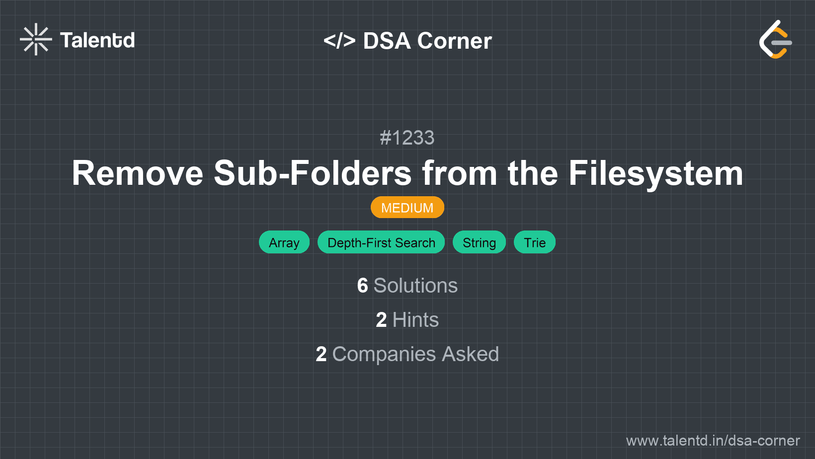 Problem visualization for Remove Sub-Folders from the Filesystem