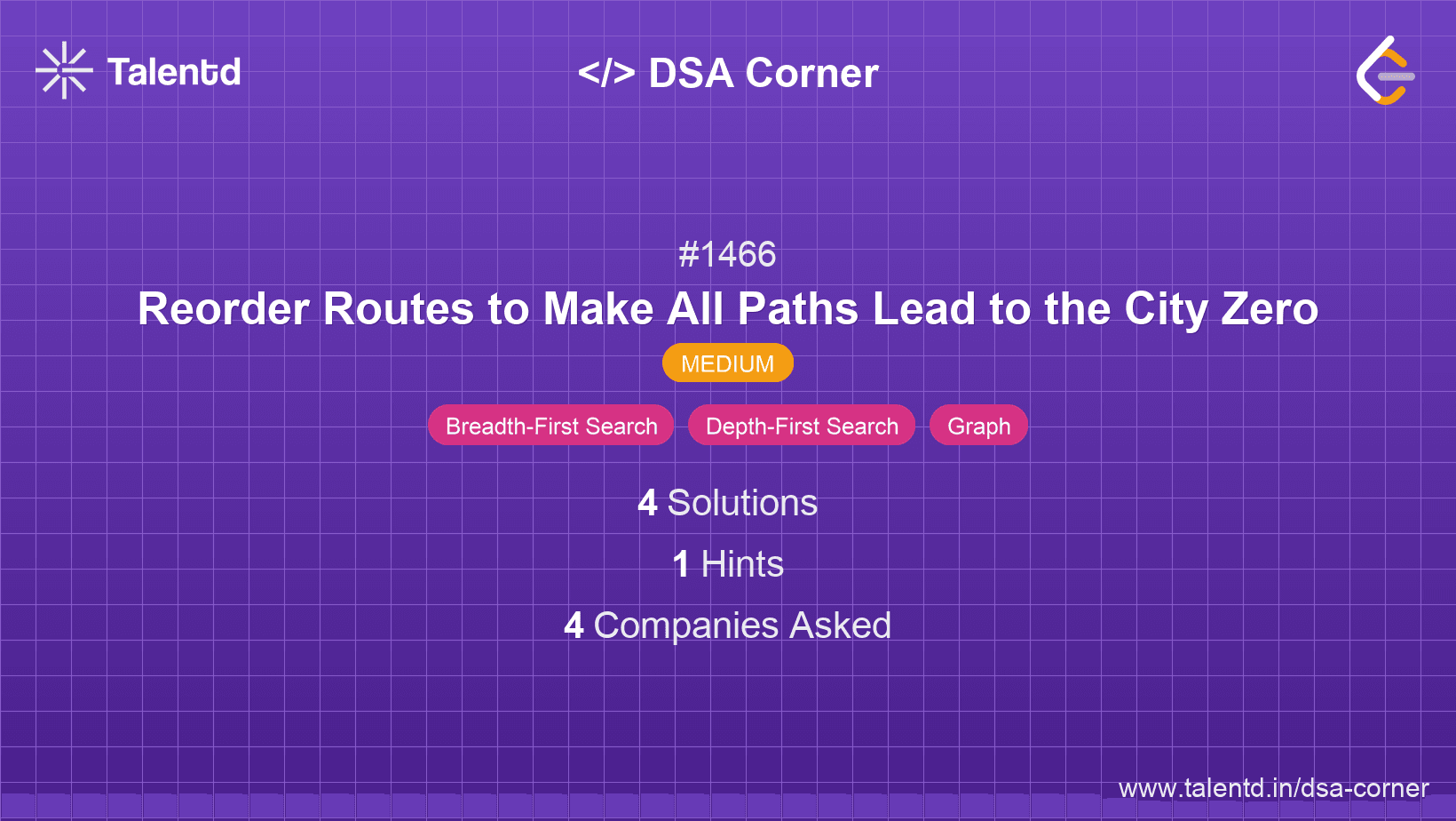 Problem visualization for Reorder Routes to Make All Paths Lead to the City Zero