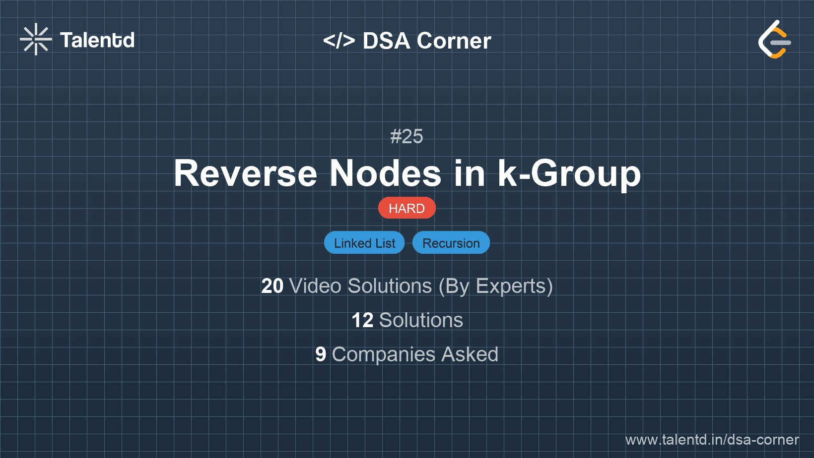Problem visualization for Reverse Nodes in k-Group